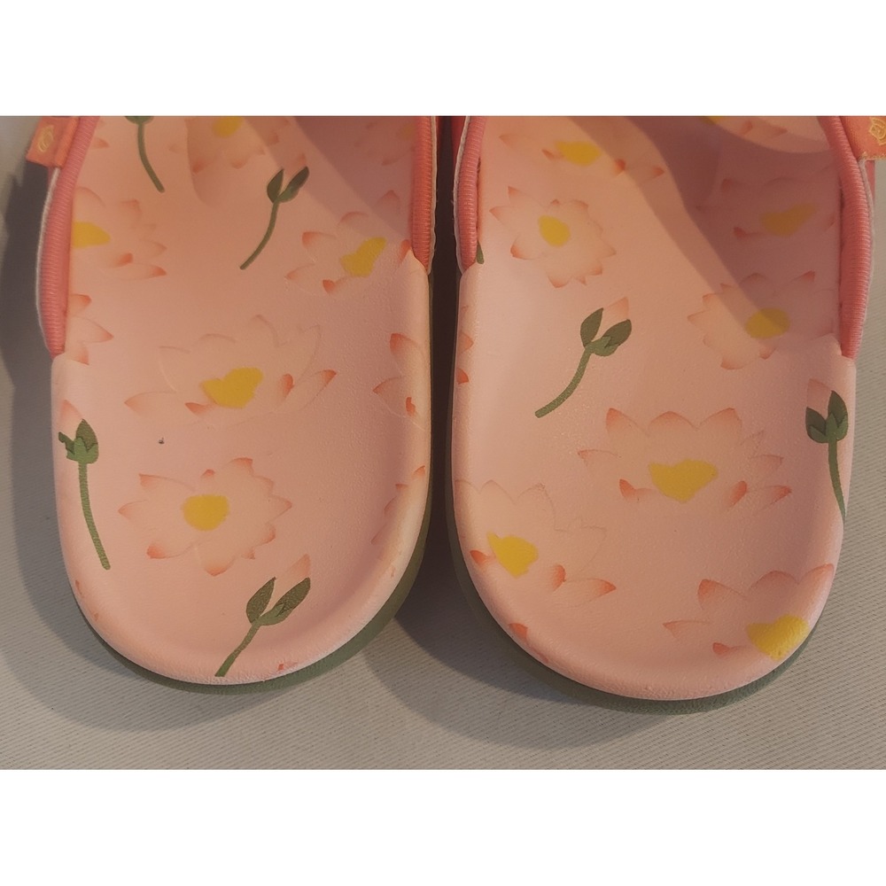 Spenco Womens Pink Floral Yumi Blume Orthotic Thong Sandals Flip Flops Size 8 - Picture 3 of 10